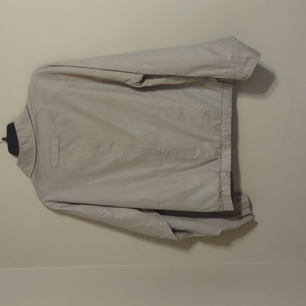 Aberdeen Harrington Style Mens L Beige Windbreaker Bomber Casual Jacket - Picture 10 of 14